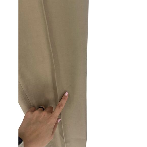 Piazza Sempione Brigitte Beige Slim Ankle Trousers Made in Italy - Picture 6 of 10